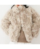 【ヘザー/Heather】のボリュームファーZIPブルゾン 人気、トレンドファッション・服の通販 founy(ファニー) ファッション Fashion レディースファッション Fashion for Women アウター Coat / Outerwear Collection ブルゾンジャケット・スポーティアウター Blouson Jackets おすすめ Recommended / Our Picks スタンド Stand Collar, Upright Stand ダブル Double, Double-Breasted バランス Balance, Style Balance ブルゾン Blouson, Bomber Jacket ミックス Mix, Mixed Style 冬 Winter / This Winter 防寒 Cold Protection, Winter-Ready thumbnail ベージュ|ID: prp329100004810504 ipo3291000000034916246