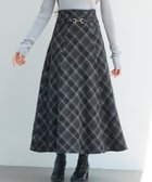 【セゾンドパピヨン/SAISON DE PAPILLON】のチェック柄ハイウェイトロング丈スカート 人気、トレンドファッション・服の通販 founy(ファニー) ファッション Fashion レディースファッション Fashion for Women スカート Skirts シャーリング Shirring, Ruched チェック Check, Plaid, Tartan 定番 Standard, Basic Item バイアス Bias, Diagonal Cut フレア Flare, Flared thumbnail ブラック|ID: prp329100004810510 ipo3291000000034916288