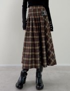 【リエディ/Re:EDIT】のサイドベルトチェック柄プリーツスカート 人気、トレンドファッション・服の通販 founy(ファニー) ファッション Fashion レディースファッション Fashion for Women スカート Skirts プリーツスカート / 上品フェミニンスタイル Pleated Skirts ベルト&ウエストマーク Belts & Waist Accessories おすすめ Recommended / Our Picks クラシカル Classical, Vintage-Inspired コンパクト Compact, Small Size ダブル Double, Double-Breasted チェック Check, Plaid, Tartan トレンド Trend, Trending Now バランス Balance, Style Balance プリーツ Pleats, Pleated ミドル Middle Length, Mid Height ロング Long, Long-Length A/W・秋冬 Autumn/Winter thumbnail オレンジ|ID: prp329100004810512 ipo3291000000034916302