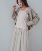 【バブ ブージュルード/Bab Bou Jeloud】の【低身長~高身長向けサイズあり】レイヤード風チュールキャミワンピース 人気、トレンドファッション・服の通販 founy(ファニー) ファッション Fashion レディースファッション Fashion for Women ワンピース Dresses キャミソールワンピース Camisole Dresses カーディガン Cardigan, Knitwear キャミワンピース Cami Dress, Slip Dress クラシカル Classical, Vintage-Inspired ショート Short, Short Length シンプル Simple, Minimal ジャケット Jacket, Outerwear スマート Smart, Elegant チェック Check, Plaid, Tartan チュール Tulip, Tulip Motif バランス Balance, Style Balance フェミニン Feminine, Girly レース Lace, Lace Fabric A/W・秋冬 Autumn/Winter おすすめ Recommended / Our Picks エレガント 上品 Elegant thumbnail IVORY|ID: prp329100004810529 ipo3291000000034916399