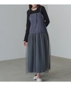 【バブ ブージュルード/Bab Bou Jeloud】の【低身長~高身長向けサイズあり】レイヤード風チュールキャミワンピース 人気、トレンドファッション・服の通販 founy(ファニー) ファッション Fashion レディースファッション Fashion for Women ワンピース Dresses キャミソールワンピース Camisole Dresses カーディガン Cardigan, Knitwear キャミワンピース Cami Dress, Slip Dress クラシカル Classical, Vintage-Inspired ショート Short, Short Length シンプル Simple, Minimal ジャケット Jacket, Outerwear スマート Smart, Elegant チェック Check, Plaid, Tartan チュール Tulip, Tulip Motif バランス Balance, Style Balance フェミニン Feminine, Girly レース Lace, Lace Fabric A/W・秋冬 Autumn/Winter おすすめ Recommended / Our Picks エレガント 上品 Elegant thumbnail CCL|ID: prp329100004810529 ipo3291000000034916400