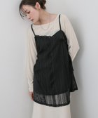 【バブ ブージュルード/Bab Bou Jeloud】のレースドッキングミニキャミワンピース 人気、トレンドファッション・服の通販 founy(ファニー) ファッション Fashion レディースファッション Fashion for Women ワンピース Dresses キャミソールワンピース Camisole Dresses カットソー Cut and Sewn Top シャーリング Shirring, Ruched ジャケット Jacket, Outerwear スマート Smart, Elegant チェック Check, Plaid, Tartan チュニック Tunic, Long Top デニム Denim, Jeans Material なめらか Smooth, Silky Texture フェミニン Feminine, Girly リボン Ribbon, Bow レース Lace, Lace Fabric A/W・秋冬 Autumn/Winter 再入荷 Restock / Back in Stock おすすめ Recommended / Our Picks thumbnail BLACK|ID: prp329100004810532 ipo3291000000034916434