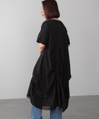 【バブ ブージュルード/Bab Bou Jeloud】のレイヤードストライプチュニック 人気、トレンドファッション・服の通販 founy(ファニー) ファッション Fashion レディースファッション Fashion for Women トップス・カットソー Cut & Sew Tops インナー Innerwear ギャザー Gathered, Ruffled シアー Sheer, See-Through ストライプ Stripe, Striped Pattern ドッキング Docking, Mixed Material 再入荷 Restock / Back in Stock 夏 Summer 春 Spring S/S・春夏 SS, Spring/Summer, Warm Season thumbnail BLACK|ID: prp329100004810544 ipo3291000000034916541