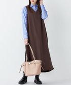 【シップス フォー ウィメン/SHIPS】のSHIPS Colors 手洗い可能 プリーツ コンビ ジャンパー ワンピース 人気、トレンドファッション・服の通販 founy(ファニー) ファッション Fashion レディースファッション Fashion for Women ワンピース Dresses インナー Innerwear ウォーム Warm Fabric カットソー Cut and Sewn Top コンビ Combo, Combination Style シンプル Simple, Minimal ジャケット Jacket, Outerwear タートルネック Turtleneck, High Neck ドッキング Docking, Mixed Material ノースリーブ Sleeveless, No-Sleeve プリーツ Pleats, Pleated メンズ Men's, Menswear アウトレット Outlet / Clearance エレガント 上品 Elegant ビジネス 仕事 通勤 Business / Work / Commuting 2025年 2025 2025-2026秋冬・A/W Autumn/Winter 2025–26 AW25–26 thumbnail ブラウン|ID: prp329100004810564 ipo3291000000034916666