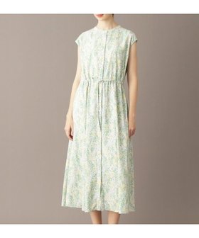 【ドレステリア/DRESSTERIOR】の【ポケット付き/花柄】フラワープリントフレンチスリーブワンピ 人気、トレンドファッション・服の通販 founy(ファニー) ファッション Fashion レディースファッション Fashion for Women ワンピース Dresses イエロー Yellow 春 Spring グラデーション Gradient, Ombre スタンド Stand Collar, Upright Stand ストレッチ Stretch, Stretchy Fabric スマート Smart, Elegant スリーブ Sleeve, Long Sleeve / Short Sleeve デニム Denim, Jeans Material フラワー Flower, Floral フレンチ French, French Style プリント Print, Printed Pattern ペチコート Petticoat, Underskirt ポケット Pocket, Pocket Detail 羽織 Haori, Light Jacket ミックス Mix, Mixed Style リネン Linen, Linen Fabric リラックス Relax, Relaxed Fit 楽ちん Easy Fit, Comfortable ワイド Wide, Wide Fit S/S・春夏 SS, Spring/Summer, Warm Season おすすめ Recommended / Our Picks 夏 Summer エレガント 上品 Elegant |ID:prp329100004810594