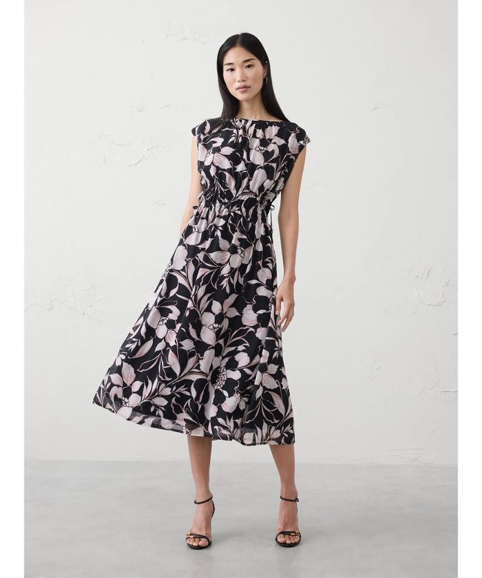 【バナナリパブリック ファクトリーストア/BANANA REPUBLIC FACTORY STORE】のBANANA REPUBLIC FACTORY STORE サイドタイ付き ミディドレス インテリア・キッズ・メンズ・レディースファッション・服の通販 founy(ファニー) https://founy.com/ ファッション Fashion レディースファッション Fashion for Women ワンピース Dresses フォーマル・パーティードレス・結婚式用ドレス Elegant & Casual Dresses ドレス Dress, One-Piece |ID: prp329100004810608 ipo3291000000034917246