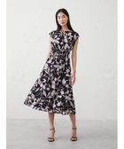 【バナナリパブリック ファクトリーストア/BANANA REPUBLIC FACTORY STORE】のBANANA REPUBLIC FACTORY STORE サイドタイ付き ミディドレス PINK_FLORAL|ID: prp329100004810608 ipo3291000000034917249