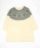 【タバサ/TABASA】のノルディックジャガードニットチュニック オフ×クロ|ID: prp329100004810619 ipo3291000000034917465
