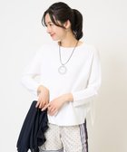 【ジョルジュ レッシュ/GEORGES RECH】の日本製/アンサンブル対応 ホールガーメントニット ホワイト|ID: prp329100004810627 ipo3291000000034917550