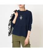 【ジョルジュ レッシュ/GEORGES RECH】の日本製/アンサンブル対応 ホールガーメントニット ネイビー|ID: prp329100004810627 ipo3291000000034917553