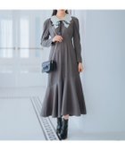 【ウィルセレクション/WILLSELECTION】のレースカラーマーメイドワンピース 人気、トレンドファッション・服の通販 founy(ファニー) ファッション Fashion レディースファッション Fashion for Women ワンピース Dresses アシンメトリー Asymmetrical Style クラシカル Classical, Vintage-Inspired シンプル Simple, Minimal フレア Flare, Flared マーメイド Mermaid, Fishtail Silhouette リボン Ribbon, Bow レース Lace, Lace Fabric ロング Long, Long-Length エレガント 上品 Elegant thumbnail チャコールグレー|ID: prp329100004810631 ipo3291000000034917582