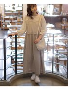 【サマンサモスモス/Samansa Mos2】の【ゆべし*Samansa Mos2】インナー付キャミワンピース 人気、トレンドファッション・服の通販 founy(ファニー) ファッション Fashion レディースファッション Fashion for Women ワンピース Dresses キャミソールワンピース Camisole Dresses インナー Innerwear キャミワンピース Cami Dress, Slip Dress ギャザー Gathered, Ruffled フレア Flare, Flared モチーフ Motif, Design Theme レース Lace, Lace Fabric ワンポイント One Point, Statement Accent 切替 Switching, Contrast Panel 春 Spring 楽ちん Easy Fit, Comfortable thumbnail ベージュ|ID: prp329100004810657 ipo3291000000034917884
