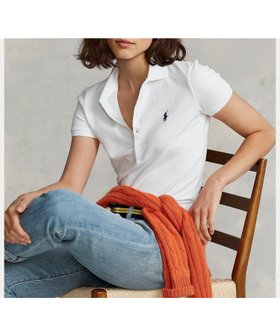 【ラルフローレン/RALPH LAUREN】のスリム フィット ストレッチ ポロシャツ 人気、トレンドファッション・服の通販 founy(ファニー) ファッション Fashion レディースファッション Fashion for Women トップス・カットソー Cut & Sew Tops シャツ・ブラウス・オフィスカジュアル Elegant Blouses & Button-Ups ポロシャツ・きれいめカジュアル Smart-Casual Polo Tops アメリカン American Style ストレッチ Stretch, Stretchy Fabric スリム Slim, Slim Fit ファブリック Fabric, Textile フィット Fit, Slim Fit ポロシャツ Polo Shirt, Collared Tee メッシュ Mesh, Net Fabric 半袖 Short Sleeve, Half Sleeve |ID:prp329100004810667