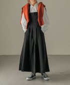 【ビーフラット/bflat】のロング丈フレアサロペットスカート 人気、トレンドファッション・服の通販 founy(ファニー) ファッション Fashion レディースファッション Fashion for Women スカート Skirts インナー Innerwear サロペット Overalls, Salopette フレア Flare, Flared ロング Long, Long-Length thumbnail ブラック|ID: prp329100004810669 ipo3291000000034918045