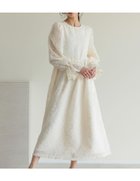 【リエディ/Re:EDIT】のフラワージャガードシアーフレアワンピース 人気、トレンドファッション・服の通販 founy(ファニー) ファッション Fashion レディースファッション Fashion for Women ワンピース Dresses アクセサリー Fashion Accessories イヤリング Earrings エレガント 上品 Elegant オケージョン Occasion Wear コンパクト Compact, Small Size セレモニー Ceremony ネックレス Necklace, Pendant Necklace バランス Balance, Style Balance フラワー Flower, Floral フレア Flare, Flared 結婚式 Wedding thumbnail アイボリー|ID: prp329100004810675 ipo3291000000034918125