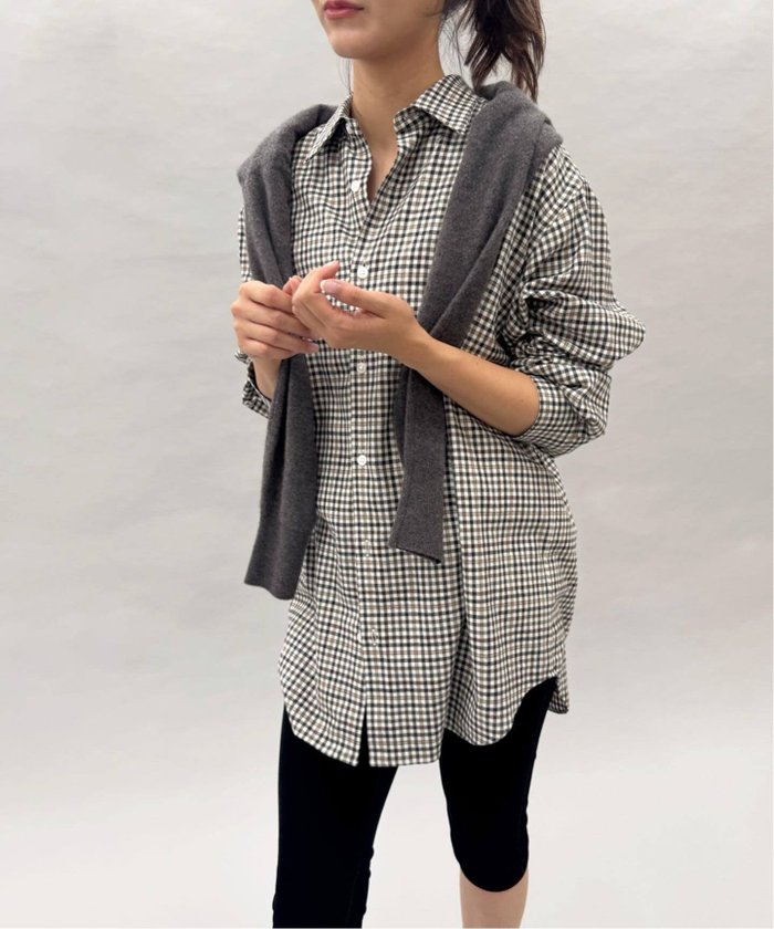 【エディット フォー ルル/edit.for LuLu】のネルチェックシャツ インテリア・キッズ・メンズ・レディースファッション・服の通販 founy(ファニー) https://founy.com/ ファッション Fashion レディースファッション Fashion for Women トップス・カットソー Cut & Sew Tops シャツ・ブラウス・オフィスカジュアル Elegant Blouses & Button-Ups 秋 Autumn グラス Glass, Eyewear 今季 This Season, Current Season スマート Smart, Elegant チェック Check, Plaid, Tartan バランス Balance, Style Balance フィット Fit, Slim Fit フェミニン Feminine, Girly メンズ Men's, Menswear 再入荷 Restock / Back in Stock おすすめ Recommended / Our Picks 2025年 2025 2025-2026秋冬・A/W Autumn/Winter 2025–26 AW25–26 |ID: prp329100004810676 ipo3291000000034918133