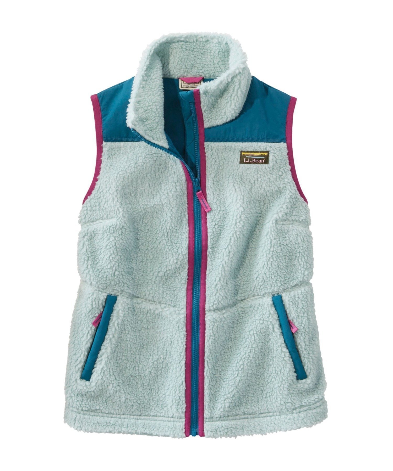 【エルエルビーン/L.L.Bean】のビーンズ・シェルパ・フリース・ベスト 米国フィット・プチ インテリア・キッズ・メンズ・レディースファッション・服の通販 founy(ファニー) ファッション Fashion レディースファッション Fashion for Women アウター Coat / Outerwear Collection トップス・カットソー Cut & Sew Tops ベスト&ジレ / 重ね着スタイル Vests & Gilets スリット Slit, Slit Detail デスク Desk, Work Desk 人気 Popular, Best Seller フィット Fit, Slim Fit ベスト Vest, Waistcoat ポケット Pocket, Pocket Detail ヨーク Yoke, Yoke Design ワーク Workwear, Utility Style Smoky Blue|ID: prp329100004810688 ipo3291000000034918298