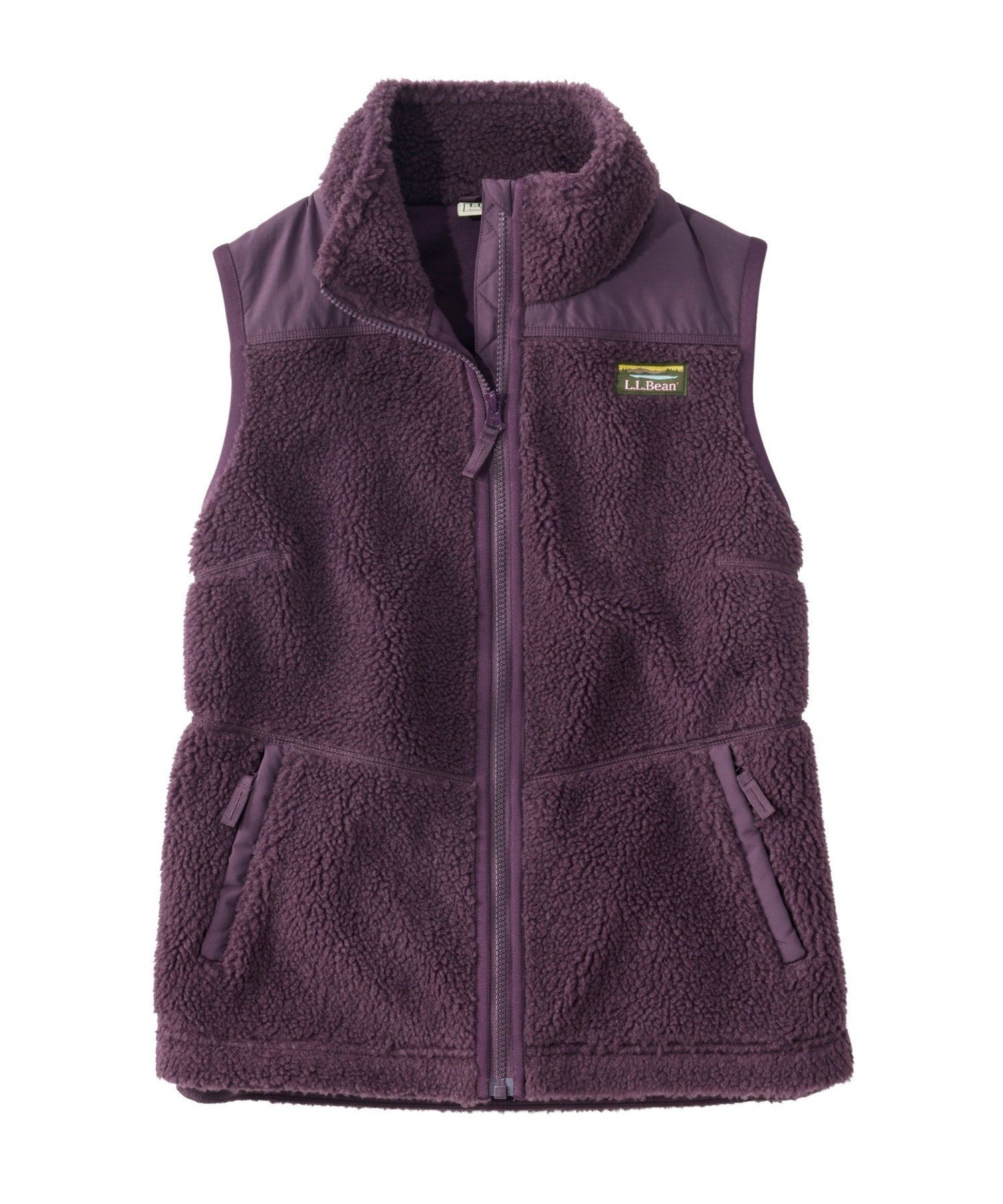 【エルエルビーン/L.L.Bean】のビーンズ・シェルパ・フリース・ベスト 米国フィット・プチ インテリア・キッズ・メンズ・レディースファッション・服の通販 founy(ファニー) ファッション Fashion レディースファッション Fashion for Women アウター Coat / Outerwear Collection トップス・カットソー Cut & Sew Tops ベスト&ジレ / 重ね着スタイル Vests & Gilets スリット Slit, Slit Detail デスク Desk, Work Desk 人気 Popular, Best Seller フィット Fit, Slim Fit ベスト Vest, Waistcoat ポケット Pocket, Pocket Detail ヨーク Yoke, Yoke Design ワーク Workwear, Utility Style Eggplant|ID: prp329100004810688 ipo3291000000034918299