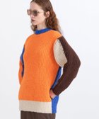 【アウラアイラ/AULA AILA】の2WAY COLOR BLOCK PULL KNIT 人気、トレンドファッション・服の通販 founy(ファニー) ファッション Fashion レディースファッション Fashion for Women トップス・カットソー Cut & Sew Tops ニット Knit Tops & Sweaters 冬 Winter / This Winter おすすめ Recommended / Our Picks アシンメトリー Asymmetrical Style ブロック Block, Solid Block Pattern ロング Long, Long-Length 人気 Popular, Best Seller 畦 Ribbed Knit A/W・秋冬 Autumn/Winter thumbnail BLUE×ORANGE|ID: prp329100004810689 ipo3291000000034918314