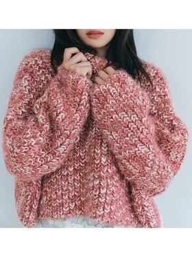 【ファーファー/FURFUR】のミックスヤーンチャンキーセーター 人気、トレンドファッション・服の通販 founy(ファニー) ファッション Fashion レディースファッション Fashion for Women シンプル Simple, Minimal スマート Smart, Elegant セーター Sweater, Knitwear ミックス Mix, Mixed Style ワイド Wide, Wide Fit 手編み Hand-Knitted, Handmade Knit |ID:prp329100004810694