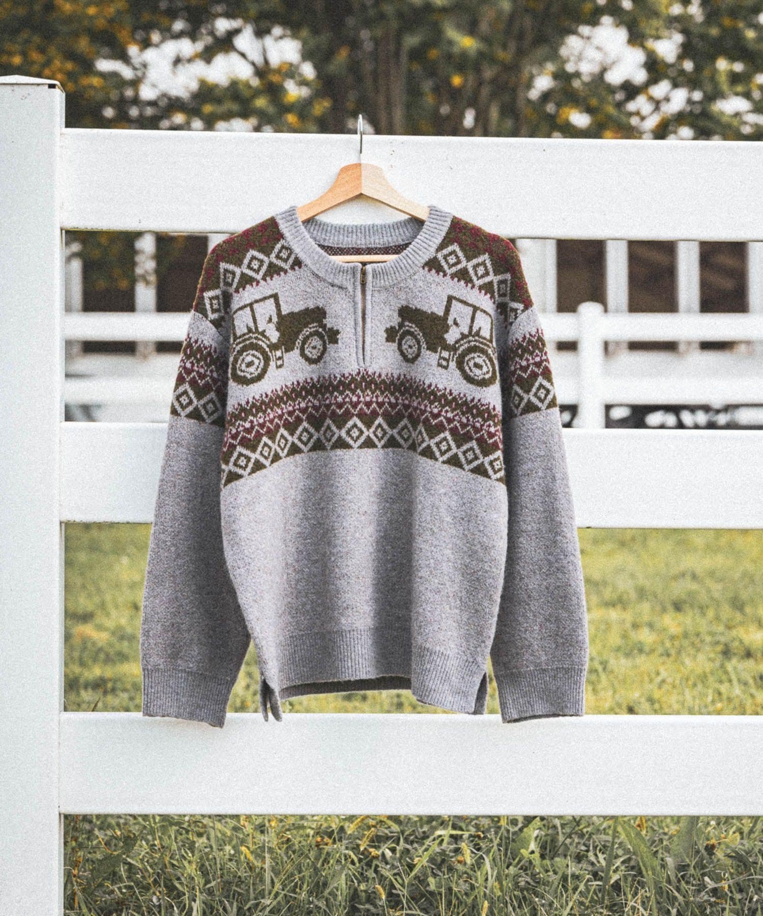 【ニコアンド/niko and】の【NASU FARM VILLAGE】ジャガードZIPニットプルオーバー 人気、トレンドファッション・服の通販 founy(ファニー) ファッション Fashion レディースファッション Fashion for Women トップス・カットソー Cut & Sew Tops ニット Knit Tops & Sweaters カジュアルプルオーバー・ニットトップス Pullovers & Knit Tops / Casual Pullovers インナー Innerwear ジップ Zip, Zipper ハーフ Half, Half-Length モチーフ Motif, Design Theme ロング Long, Long-Length A/W・秋冬 Autumn/Winter おすすめ Recommended / Our Picks 犬 Dog other-1|ID: prp329100004810706 ipo3291000000034918487