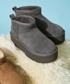 【フリークスストア/FREAK'S STORE】のW CLASSIC ULTRA MINI PLATFORM(厚底ムートンブーツ) 6~8サイズ展開 【限定展開】 25AW 人気、トレンドファッション・服の通販 founy(ファニー) ファッション Fashion レディースファッション Fashion for Women 2025年 2025 2025-2026秋冬・A/W Autumn/Winter 2025–26 AW25–26 冬 Winter / This Winter なめらか Smooth, Silky Texture クッション Cushion, Throw Pillow ライニング Inner Lining, Inner Fabric, Lined 人気 Popular, Best Seller 厚底 Platform Shoes A/W・秋冬 Autumn/Winter thumbnail チャコールグレー|ID: prp329100004810768 ipo3291000000034919052
