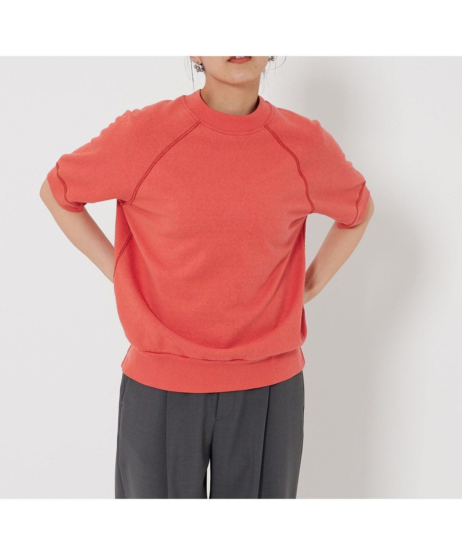 【ユナイテッドアローズ/UNITED ARROWS】のコットン ラグランショートスリーブ スウェットプルオーバー インテリア・キッズ・メンズ・レディースファッション・服の通販 founy(ファニー) ファッション Fashion レディースファッション Fashion for Women トップス・カットソー Cut & Sew Tops レディースパーカー・カジュアルフーディー Casual Hoodies & Sweatshirts カジュアルプルオーバー・ニットトップス Pullovers & Knit Tops / Casual Pullovers スウェット・クルーネックトップス Sweatshirts & Crewnecks / Relaxed Fit Sweat Tops ヴィンテージ Vintage Style シンプル Simple, Minimal スウェット / スエット Sweatshirt, Sweatwear スニーカー Sneakers, Trainers スラックス Slacks, Dress Pants ボトム Bottoms, Lower Wear 半袖 Short Sleeve, Half Sleeve アウトレット Outlet / Clearance おすすめ Recommended / Our Picks ORANGE|ID: prp329100004810830 ipo3291000000034919633