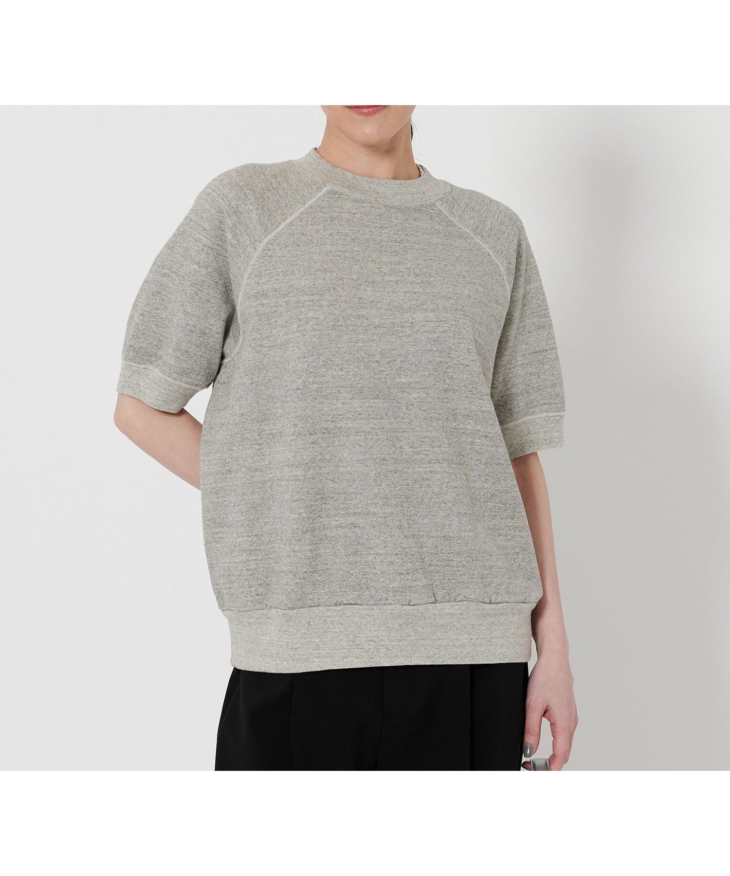 【ユナイテッドアローズ/UNITED ARROWS】のコットン ラグランショートスリーブ スウェットプルオーバー インテリア・キッズ・メンズ・レディースファッション・服の通販 founy(ファニー) ファッション Fashion レディースファッション Fashion for Women トップス・カットソー Cut & Sew Tops レディースパーカー・カジュアルフーディー Casual Hoodies & Sweatshirts カジュアルプルオーバー・ニットトップス Pullovers & Knit Tops / Casual Pullovers スウェット・クルーネックトップス Sweatshirts & Crewnecks / Relaxed Fit Sweat Tops ヴィンテージ Vintage Style シンプル Simple, Minimal スウェット / スエット Sweatshirt, Sweatwear スニーカー Sneakers, Trainers スラックス Slacks, Dress Pants ボトム Bottoms, Lower Wear 半袖 Short Sleeve, Half Sleeve アウトレット Outlet / Clearance おすすめ Recommended / Our Picks LT.GRAY|ID: prp329100004810830 ipo3291000000034919635