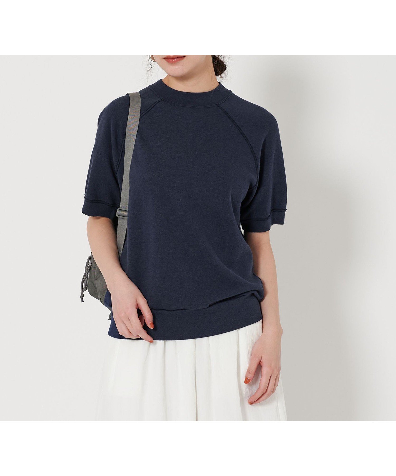 【ユナイテッドアローズ/UNITED ARROWS】のコットン ラグランショートスリーブ スウェットプルオーバー インテリア・キッズ・メンズ・レディースファッション・服の通販 founy(ファニー) ファッション Fashion レディースファッション Fashion for Women トップス・カットソー Cut & Sew Tops レディースパーカー・カジュアルフーディー Casual Hoodies & Sweatshirts カジュアルプルオーバー・ニットトップス Pullovers & Knit Tops / Casual Pullovers スウェット・クルーネックトップス Sweatshirts & Crewnecks / Relaxed Fit Sweat Tops ヴィンテージ Vintage Style シンプル Simple, Minimal スウェット / スエット Sweatshirt, Sweatwear スニーカー Sneakers, Trainers スラックス Slacks, Dress Pants ボトム Bottoms, Lower Wear 半袖 Short Sleeve, Half Sleeve アウトレット Outlet / Clearance おすすめ Recommended / Our Picks NAVY|ID: prp329100004810830 ipo3291000000034919637