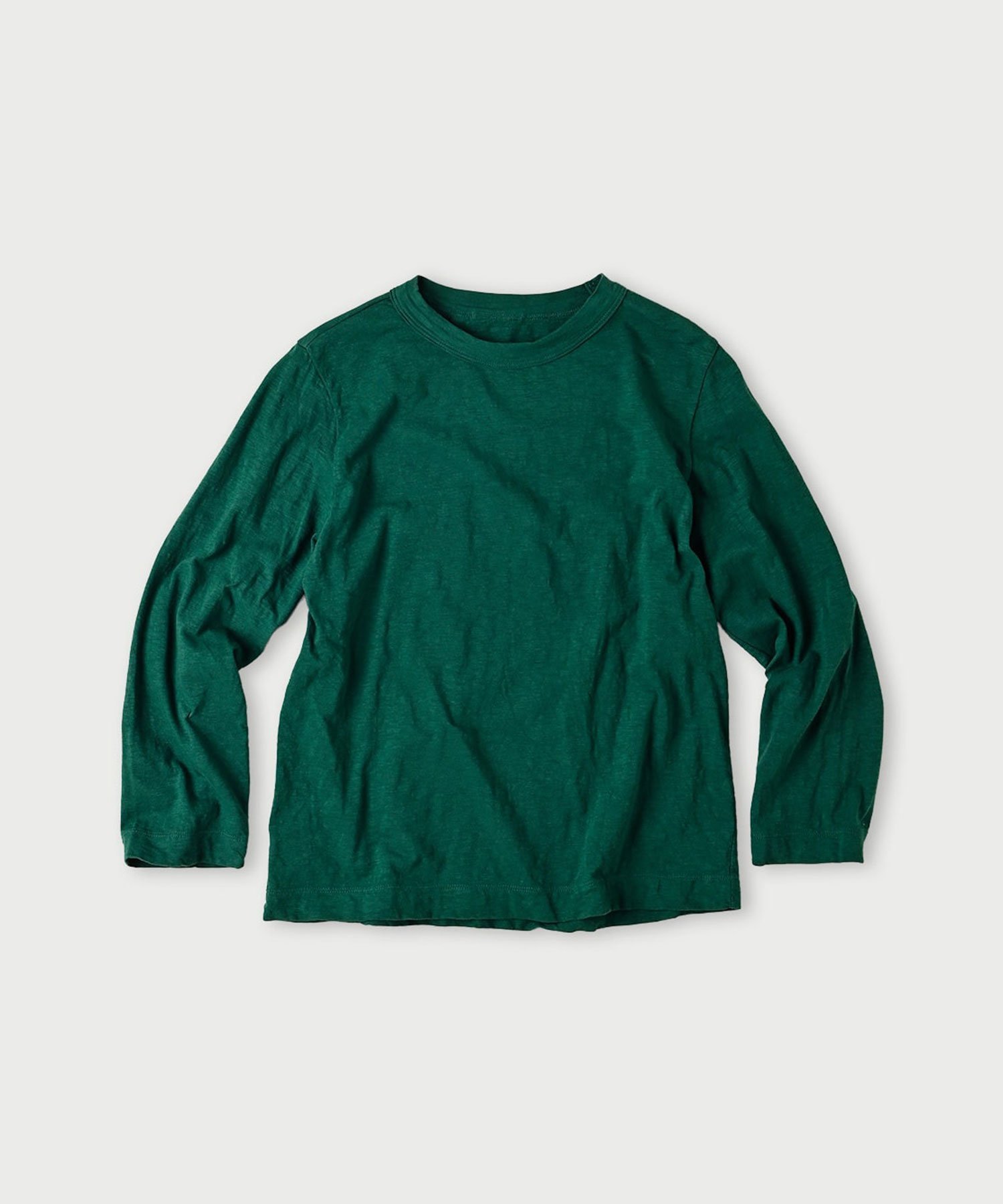 【フォーティファイブ アール/45R】の天竺の四角七分袖Tシャツ インテリア・キッズ・メンズ・レディースファッション・服の通販 founy(ファニー) ファッション Fashion レディースファッション Fashion for Women トップス・カットソー Cut & Sew Tops シャツ・ブラウス・オフィスカジュアル Elegant Blouses & Button-Ups ロングTシャツ・Tシャツ Longline T-Shirts & Tees なめらか Smooth, Silky Texture エレガント 上品 Elegant グリーン|ID: prp329100004810862 ipo3291000000034919930