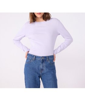 【プチバトー/PETIT BATEAU】のポワンココットクルーネック長袖Tシャツ 人気、トレンドファッション・服の通販 founy(ファニー) ファッション Fashion レディースファッション Fashion for Women トップス・カットソー Cut & Sew Tops シャツ・ブラウス・オフィスカジュアル Elegant Blouses & Button-Ups ロングTシャツ・Tシャツ Longline T-Shirts & Tees おすすめ Recommended / Our Picks インナー Innerwear 長袖 Long Sleeve, Full Sleeve |ID:prp329100004810874