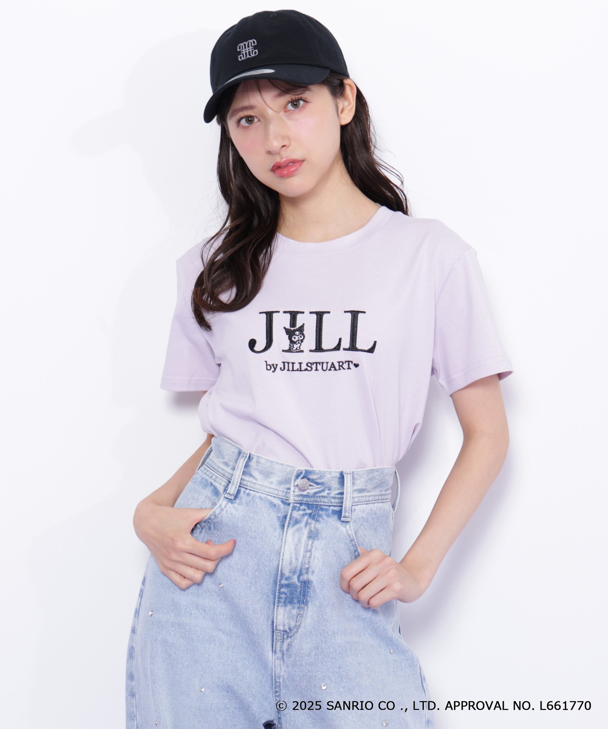 【ジルバイジルスチュアート/JILL by JILLSTUART】のマイメロディ クロミコラボ オーガニックコットン刺繍ロゴTシャツ インテリア・キッズ・メンズ・レディースファッション・服の通販 founy(ファニー) ファッション Fashion レディースファッション Fashion for Women トップス・カットソー Cut & Sew Tops シャツ・ブラウス・オフィスカジュアル Elegant Blouses & Button-Ups ロングTシャツ・Tシャツ Longline T-Shirts & Tees キャラクター Character, Licensed Characters スマート Smart, Elegant ラベンダー Lavender 定番 Standard, Basic Item ラベンダー|ID: prp329100004810879 ipo3291000000034920154