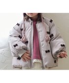 【ナルミヤ オンライン/NARUMIYA ONELINE / KIDS】の【リンク/洗える】ちびリボン中綿ジャケット 人気、トレンドファッション・服の通販 founy(ファニー) ファッション Fashion キッズファッション Fashion for Kids アウター Coat Outerwear /Kids アウトドア Outdoor Clothing ジャケット Jacket, Outerwear ベビー Baby, Babywear ベロア Velour, Soft Velvet ポケット Pocket, Pocket Detail リボン Ribbon, Bow エレガント 上品 Elegant 洗える Machine Washable thumbnail モカ茶|ID: prp329100004811219 ipo3291000000034922816