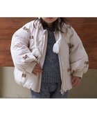 【ナルミヤ オンライン/NARUMIYA ONELINE / KIDS】の【リンク/洗える】ちびリボン中綿ジャケット 人気、トレンドファッション・服の通販 founy(ファニー) ファッション Fashion キッズファッション Fashion for Kids アウター Coat Outerwear /Kids アウトドア Outdoor Clothing ジャケット Jacket, Outerwear ベビー Baby, Babywear ベロア Velour, Soft Velvet ポケット Pocket, Pocket Detail リボン Ribbon, Bow エレガント 上品 Elegant 洗える Machine Washable thumbnail 薄ベージュ|ID: prp329100004811219 ipo3291000000034922817