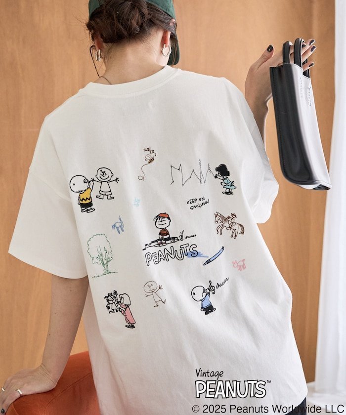 【フリークスストア/FREAK'S STORE】の別注/PEANUTS/ピーナッツ【限定展開】 25SS インテリア・キッズ・メンズ・レディースファッション・服の通販 founy(ファニー) 　ファッション　Fashion　レディースファッション　Fashion for Women　2025年　2025　2025春夏・S/S　Spring/Summer 2025 SS25　キャラクター　Character, Licensed Characters　シンプル　Simple, Minimal　スペシャル　Special, Limited Edition　フィット　Fit, Slim Fit　フロント　Front, Front Design　人気　Popular, Best Seller　別注　Limited Edition, Custom Order　夏　Summer　春　Spring　S/S・春夏　SS, Spring/Summer, Warm Season　オフホワイト|ID: prp329100004811222 ipo3291000000034922859