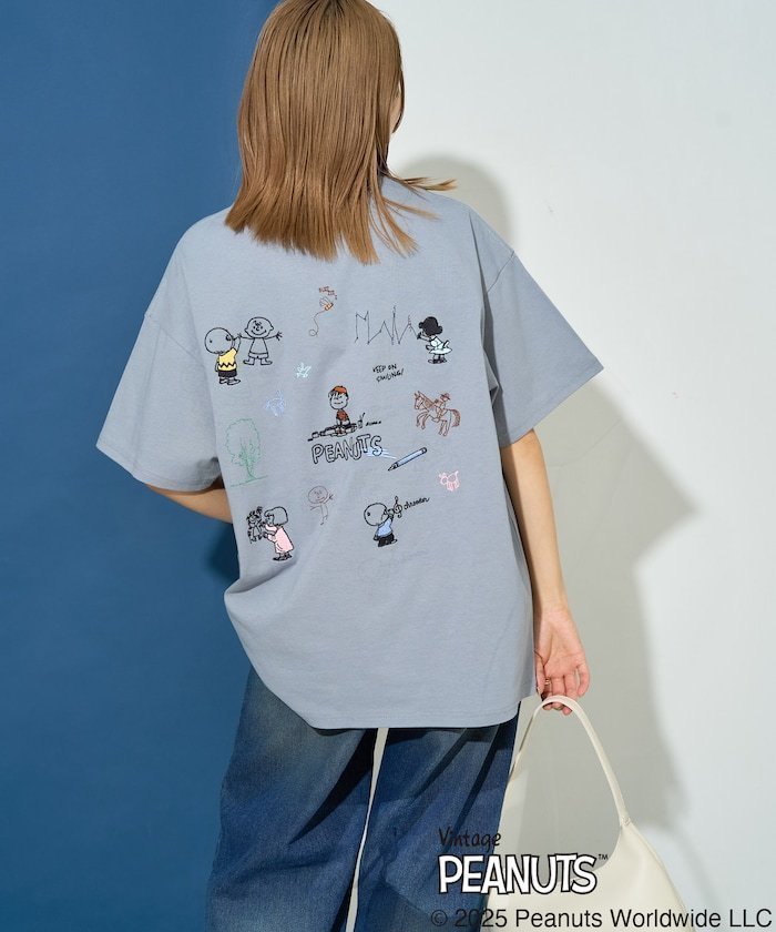 【フリークスストア/FREAK'S STORE】の別注/PEANUTS/ピーナッツ【限定展開】 25SS インテリア・キッズ・メンズ・レディースファッション・服の通販 founy(ファニー) 　ファッション　Fashion　レディースファッション　Fashion for Women　2025年　2025　2025春夏・S/S　Spring/Summer 2025 SS25　キャラクター　Character, Licensed Characters　シンプル　Simple, Minimal　スペシャル　Special, Limited Edition　フィット　Fit, Slim Fit　フロント　Front, Front Design　人気　Popular, Best Seller　別注　Limited Edition, Custom Order　夏　Summer　春　Spring　S/S・春夏　SS, Spring/Summer, Warm Season　サックスブルー|ID: prp329100004811222 ipo3291000000034922864