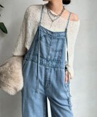 【ドゥドゥ/DouDou】の【完売カラー再追加!/サイズ展開あり】リヨセルデニムオールインワン 人気、トレンドファッション・服の通販 founy(ファニー) ファッション Fashion レディースファッション Fashion for Women ワンピース Dresses オールインワン・ワンピース Dresses and Jumpsuits インナー Innerwear 春 Spring カットソー Cut and Sewn Top サロペット Overalls, Salopette シアー Sheer, See-Through シンプル Simple, Minimal スマート Smart, Elegant S/S・春夏 SS, Spring/Summer, Warm Season 再入荷 Restock / Back in Stock 夏 Summer 2025年 2025 2025春夏・S/S Spring/Summer 2025 SS25 thumbnail ブルー|ID: prp329100004811223 ipo3291000000034922870