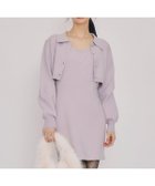 【レディアゼル/REDYAZEL】のクラシカルニットカーディガン*キャミソールニットワンピースセットアップ ライトグレー|ID: prp329100004811228 ipo3291000000035160833