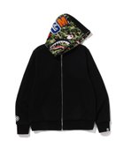 【ア ベイシング エイプ/A BATHING APE】のABC CAMO REVERSIBLE SHARK FULL ZIP HOODIE 人気、トレンドファッション・服の通販 founy(ファニー) ファッション Fashion レディースファッション Fashion for Women グラフィック Graphic, Graphic Design モチーフ Motif, Design Theme リバーシブル Reversible, Two-Sided thumbnail GREEN|ID: prp329100004811230 ipo3291000000034922963