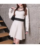 【リップサービス/LIP SERVICE】のLIP SERVICE/バックリボンバイカラーフレアワンピース 人気、トレンドファッション・服の通販 founy(ファニー) ファッション Fashion レディースファッション Fashion for Women ワンピース Dresses ガーリー Girly, Feminine Style クラシカル Classical, Vintage-Inspired シンプル Simple, Minimal スクエア Square, Square Shape スリット Slit, Slit Detail デコルテ Décolleté, Neckline フレア Flare, Flared フロント Front, Front Design マニッシュ Mannish, Boyish ラップ Wrap, Wrap Design リボン Ribbon, Bow A/W・秋冬 Autumn/Winter おすすめ Recommended / Our Picks thumbnail アイボリー|ID: prp329100004811234 ipo3291000000034923061