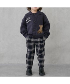 【ナルミヤ オンライン/NARUMIYA ONELINE / KIDS】のチェックのびのび起毛ストレッチパンツ 人気、トレンドファッション・服の通販 founy(ファニー) ファッション Fashion キッズファッション Fashion for Kids ボトムス Bottoms ストレッチ Stretch, Stretchy Fabric チェック Check, Plaid, Tartan ポケット Pocket, Pocket Detail |ID:prp329100004811242