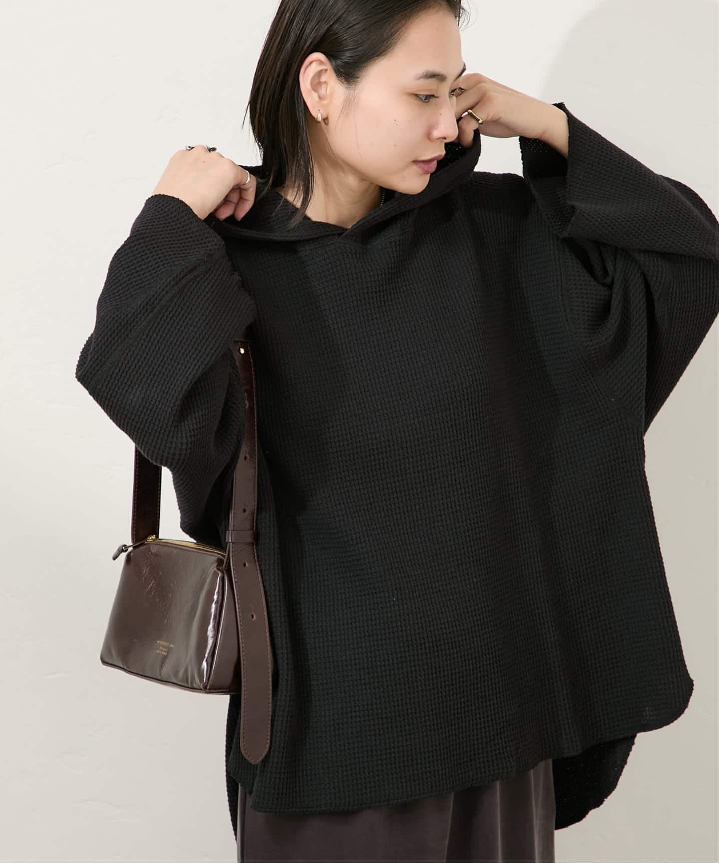 【ジャーナルスタンダード/JOURNAL STANDARD】の別注【ARMY TWILL/アーミーツイル】WaffleHoodie インテリア・キッズ・メンズ・レディースファッション・服の通販 founy(ファニー) 　ファッション　Fashion　レディースファッション　Fashion for Women　2025年　2025　2025-2026秋冬・A/W　Autumn/Winter 2025–26 AW25–26　シンプル　Simple, Minimal　別注　Limited Edition, Custom Order　ブラック A|ID: prp329100004811252 ipo3291000000034923363