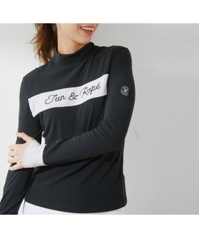 【ジュンアンドロペ/JUN&ROPE】の【保温】プレミアウォーム配色長袖プルオーバー 人気、トレンドファッション・服の通販 founy(ファニー) ファッション Fashion レディースファッション Fashion for Women トップス・カットソー Cut & Sew Tops カジュアルプルオーバー・ニットトップス Pullovers & Knit Tops / Casual Pullovers インナー Innerwear ウォーム Warm Fabric ゴルフ Golf ストレッチ Stretch, Stretchy Fabric スポーティ Sporty, Casual Athletic ベルベット Velvet, Velvety ポケット Pocket, Pocket Detail 切替 Switching, Contrast Panel 長袖 Long Sleeve, Full Sleeve |ID:prp329100004811255