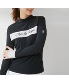 【ジュンアンドロペ/JUN&ROPE】の【保温】プレミアウォーム配色長袖プルオーバー 人気、トレンドファッション・服の通販 founy(ファニー) ファッション Fashion レディースファッション Fashion for Women トップス・カットソー Cut & Sew Tops カジュアルプルオーバー・ニットトップス Pullovers & Knit Tops / Casual Pullovers インナー Innerwear ウォーム Warm Fabric ゴルフ Golf ストレッチ Stretch, Stretchy Fabric スポーティ Sporty, Casual Athletic ベルベット Velvet, Velvety ポケット Pocket, Pocket Detail 切替 Switching, Contrast Panel 長袖 Long Sleeve, Full Sleeve thumbnail ブラック(01)|ID: prp329100004811255 ipo3291000000034923428