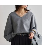 【バンヤードストーム/BARNYARDSTORM】のTRスムースVネックプルオーバー / マシンウォッシャブル 人気、トレンドファッション・服の通販 founy(ファニー) ファッション Fashion レディースファッション Fashion for Women トップス・カットソー Cut & Sew Tops カジュアルプルオーバー・ニットトップス Pullovers & Knit Tops / Casual Pullovers Vネックトップス V-Neck Tops / V-Cut Neckline Shirts デコルテ Décolleté, Neckline ワイド Wide, Wide Fit ビジネス 仕事 通勤 Business / Work / Commuting thumbnail グレー|ID: prp329100004811257 ipo3291000000034923473