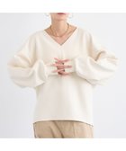 【バンヤードストーム/BARNYARDSTORM】のTRスムースVネックプルオーバー / マシンウォッシャブル 人気、トレンドファッション・服の通販 founy(ファニー) ファッション Fashion レディースファッション Fashion for Women トップス・カットソー Cut & Sew Tops カジュアルプルオーバー・ニットトップス Pullovers & Knit Tops / Casual Pullovers Vネックトップス V-Neck Tops / V-Cut Neckline Shirts デコルテ Décolleté, Neckline ワイド Wide, Wide Fit ビジネス 仕事 通勤 Business / Work / Commuting thumbnail ホワイト|ID: prp329100004811257 ipo3291000000034923474