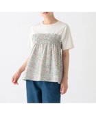 【アフタヌーンティー リビング/Afternoon Tea LIVING】のシャーリングプルオーバー/リバティプリント 人気、トレンドファッション・服の通販 founy(ファニー) ファッション Fashion レディースファッション Fashion for Women トップス・カットソー Cut & Sew Tops カジュアルプルオーバー・ニットトップス Pullovers & Knit Tops / Casual Pullovers カットソー Cut and Sewn Top シャーリング Shirring, Ruched チェック Check, Plaid, Tartan ドッキング Docking, Mixed Material ブロード Broadcloth, Fine Cotton プリント Print, Printed Pattern ベーシック Basic, Essential モチーフ Motif, Design Theme 別注 Limited Edition, Custom Order thumbnail ホワイト|ID: prp329100004811267 ipo3291000000034923557