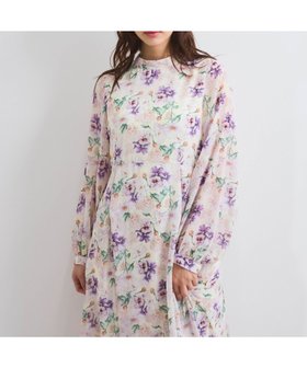 【クイーンズ コート/QUEENS COURT】のフラワーシアーワンピース≪洗濯機で洗える≫ 人気、トレンドファッション・服の通販 founy(ファニー) ファッション Fashion レディースファッション Fashion for Women ワンピース Dresses オレンジ Orange 春 Spring 洗える Machine Washable ダウン Down, Puffer ドレス Dress, One-Piece 長袖 Long Sleeve, Full Sleeve ハイネック High Neck, Mock Neck パープル Purple, Violet フェミニン Feminine, Girly フラワー Flower, Floral ポケット Pocket, Pocket Detail S/S・春夏 SS, Spring/Summer, Warm Season おすすめ Recommended / Our Picks 夏 Summer ビジネス 仕事 通勤 Business / Work / Commuting 2025年 2025 2025春夏・S/S Spring/Summer 2025 SS25 |ID:prp329100004811269