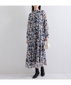 【クイーンズ コート/QUEENS COURT】のフラワーシアーワンピース≪洗濯機で洗える≫ ネイビー|ID: prp329100004811269 ipo3291000000034923567