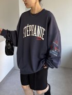 【ディスコート/Discoat】の【ユニセックス】リメイクスーベニアスウェット《WEB限定》 人気、トレンドファッション・服の通販 founy(ファニー) ファッション Fashion レディースファッション Fashion for Women トップス・カットソー Cut & Sew Tops レディースパーカー・カジュアルフーディー Casual Hoodies & Sweatshirts スウェット・クルーネックトップス Sweatshirts & Crewnecks / Relaxed Fit Sweat Tops おすすめ Recommended / Our Picks スウェット / スエット Sweatshirt, Sweatwear リメイク Remake, Reconstructed ワンポイント One Point, Statement Accent thumbnail ネイビー|ID: prp329100004811280 ipo3291000000034923642